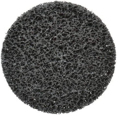 3M - 6" Very Coarse Grade Silicon Carbide Deburring Disc - 1/4" Center Hole, Arbor Connection, Black, 4,000 Max RPM - Americas Industrial Supply