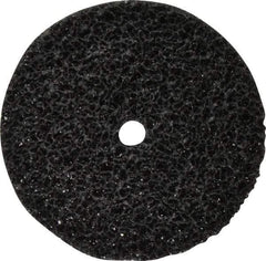 3M - 6" Very Coarse Grade Silicon Carbide Deburring Disc - 5/8" Center Hole, Arbor Connection, Black, 4,000 Max RPM - Americas Industrial Supply