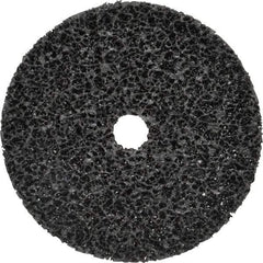 3M - 6" Very Coarse Grade Silicon Carbide Deburring Disc - 7/8" Center Hole, Arbor Connection, Black, 4,000 Max RPM - Americas Industrial Supply