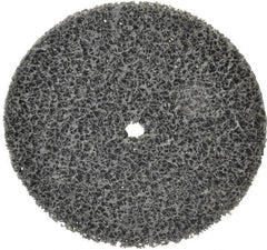 3M - 8" Very Coarse Grade Silicon Carbide Deburring Disc - 5/8" Center Hole, Arbor Connection, Black, 3,000 Max RPM - Americas Industrial Supply