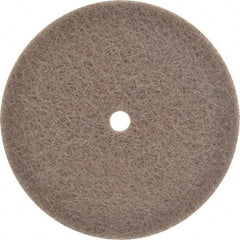 3M - 6" Very Fine Grade Silicon Carbide Deburring Disc - 1/2" Center Hole, Arbor Connection, 4,000 Max RPM - Americas Industrial Supply