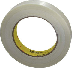 3M - 3/4" x 60 Yd Clear Rubber Adhesive Packaging Tape - Polypropylene Film Backing, 6 mil Thick, 170 Lb Tensile Strength, Series 897 - Americas Industrial Supply