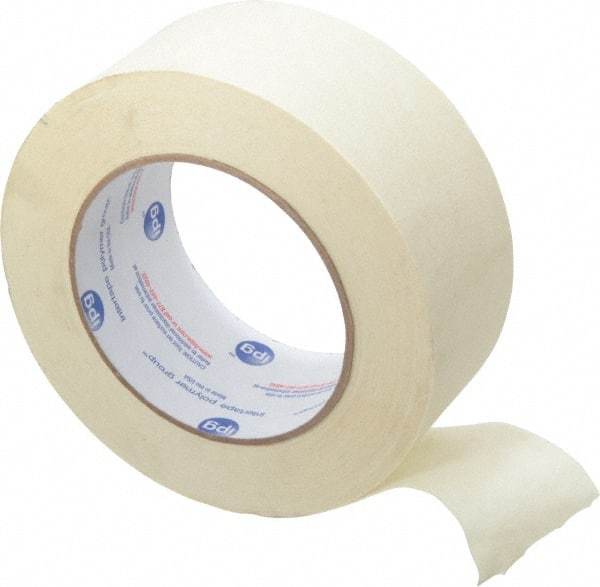 Intertape - 2" Wide x 60 Yd Long White Paper Masking Tape - Series PG500, 5 mil Thick, 21 In/Lb Tensile Strength - Americas Industrial Supply