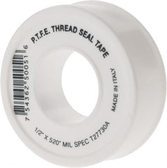 Value Collection - 1/2" Wide x 520" Long General Purpose Pipe Repair Tape - -450 to 550°F, White - Americas Industrial Supply