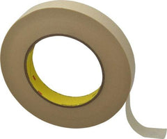 3M - 3/4" Wide x 60 Yd Long Tan Paper Masking Tape - Series 232, 6.3 mil Thick, 27 In/Lb Tensile Strength - Americas Industrial Supply