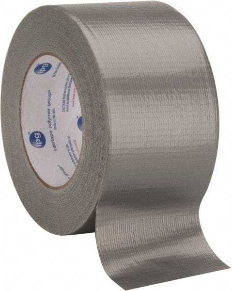 Intertape - 3" x 55m Silver Duct Tape - 7 mil, Rubber Adhesive, Polyethylene Film Backing, 17 Lb/ln Tensile Strength, Series AC10 - Americas Industrial Supply