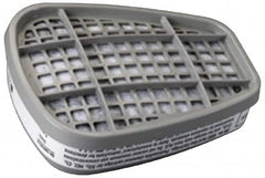 3M - White Cartridge - Series 6000, Protects Against Acid Gas - Americas Industrial Supply