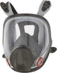 3M - Series 6000, Size S Full Face Respirator - 4-Point Suspension, Bayonet Connection - Americas Industrial Supply