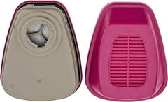 3M - Magenta and Black P100 Cartridge and Filter Combination - Series 6000, Protects Against Organic Vapor - Americas Industrial Supply