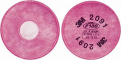 3M - Magenta P100 Filter - Protects Against Particulates, Series 2000 - Americas Industrial Supply