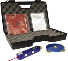 Laseraim - 500 Ft. Max Measuring Range, Red Beam Laser Level Kit - Includes Carry Case, LTA3 Targets, LTAL1 Tripod Mount and Magic Level - Americas Industrial Supply