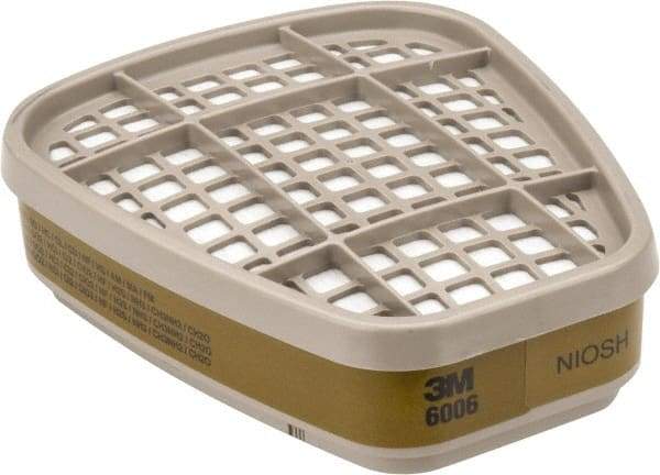 3M - Olive Cartridge - Series 6000, Protects Against Multi Gas - Americas Industrial Supply