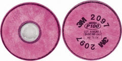 3M - Magenta P100 Filter - Protects Against Organic Vapor, Series 2000 - Americas Industrial Supply