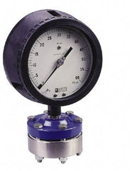 Value Collection - 200 Max psi, 4-1/2 Inch Dial Diameter, Polypropylene Pressure Gauge Guard and Isolator - 0.5% Accuracy - Americas Industrial Supply