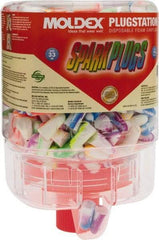 Moldex - One Touch Disposable Non-Refillable Earplug Dispenser with 33 dB Earplugs - Assorted Color Earplugs, 250 Pairs, Includes Mounting Hardware - Americas Industrial Supply