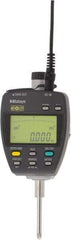 Mitutoyo - 0 to 1" Range, 0.00005, 0.0001, 0.0005 & 0.001" Graduation, Electronic Drop Indicator - Accurate to 0.00012", English & Metric System, LCD Display - Americas Industrial Supply