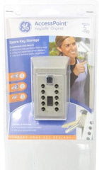 Supra - Push Button Combination, Permanent Key Safe - Brass Finish - Americas Industrial Supply