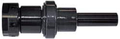 Parlec - Straight Shank, Series TG/PG 100, Single Angle Reamer Collet Chuck - 5-1/4 Inch Projection, 0.093 to 1 Inch Collet Capacity, Through Coolant - Exact Industrial Supply