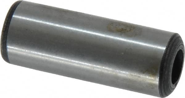 Value Collection - 3/8" Diam x 1" Pin Length Grade 8 Alloy Steel Pull Out Dowel Pin - 1 Rounded & 1 Threaded End - Americas Industrial Supply