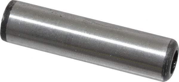 Value Collection - 3/8" Diam x 1-1/2" Pin Length Grade 8 Alloy Steel Pull Out Dowel Pin - 1 Rounded & 1 Threaded End - Americas Industrial Supply