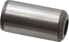 Value Collection - 1/2" Diam x 1" Pin Length Grade 8 Alloy Steel Pull Out Dowel Pin - 1 Rounded & 1 Threaded End - Americas Industrial Supply
