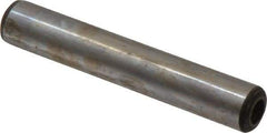 Value Collection - 1/2" Diam x 3" Pin Length Grade 8 Alloy Steel Pull Out Dowel Pin - 1 Rounded & 1 Threaded End - Americas Industrial Supply