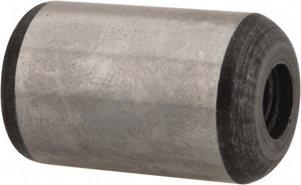 Value Collection - 5/8" Diam x 1" Pin Length Grade 8 Alloy Steel Pull Out Dowel Pin - 1 Rounded & 1 Threaded End - Americas Industrial Supply