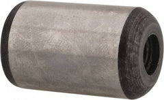 Value Collection - 5/8" Diam x 1" Pin Length Grade 8 Alloy Steel Pull Out Dowel Pin - 1 Rounded & 1 Threaded End - Americas Industrial Supply