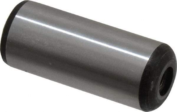 Value Collection - 5/8" Diam x 1-1/2" Pin Length Grade 8 Alloy Steel Pull Out Dowel Pin - 1 Rounded & 1 Threaded End - Americas Industrial Supply