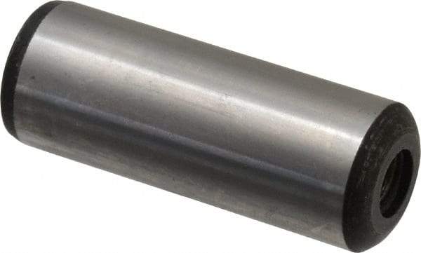 Value Collection - 3/4" Diam x 2" Pin Length Grade 8 Alloy Steel Pull Out Dowel Pin - 1 Rounded & 1 Threaded End - Americas Industrial Supply