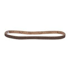 3M - 1/2" Wide x 24" OAL, Aluminum Oxide Abrasive Belt - Aluminum Oxide, Coarse, Nonwoven, Series SC-BS - Americas Industrial Supply