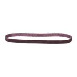 3M - 1/2" Wide x 24" OAL, Aluminum Oxide Abrasive Belt - Aluminum Oxide, Medium, Nonwoven, Series SC-BS - Americas Industrial Supply