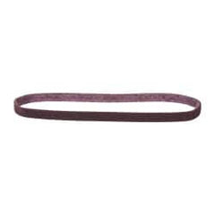 3M - 1/2" Wide x 24" OAL, Aluminum Oxide Abrasive Belt - Aluminum Oxide, Medium, Nonwoven, Series SC-BS - Americas Industrial Supply