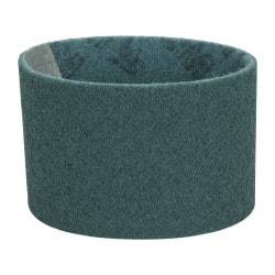 3M - 3-1/2" Wide x 15-1/2" OAL, Aluminum Oxide Abrasive Belt - Aluminum Oxide, Very Fine, Nonwoven, Series SC-BS - Americas Industrial Supply