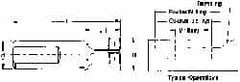 Cutting Tool Technologies - 1" Cut Diam, 0.37" Max Depth of Cut, 1" Shank Diam, 3.62" OAL, Indexable Square Shoulder Centercutting End Mill - SPEB 422(outer), SPEH 322(center) Inserts, Flatted Shank, 90° Lead Angle - Americas Industrial Supply