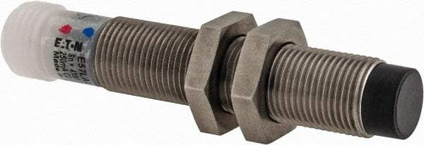 Eaton Cutler-Hammer - NPN, 4mm Detection, Cylinder Unshielded, Inductive Proximity Sensor - 2 Wires, IP67, 20 to 250 VAC, M12x1 Thread, 2.87 Inch Long - Americas Industrial Supply