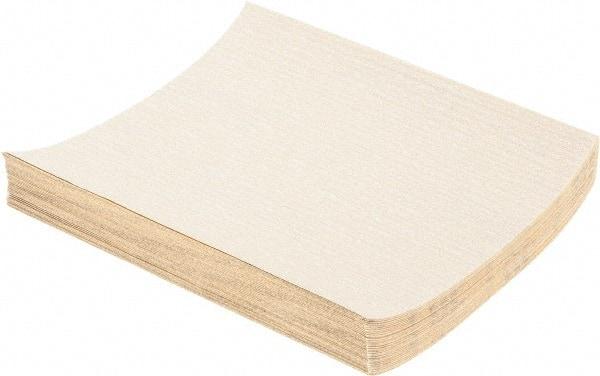 Value Collection - 180 Grit, Aluminum Oxide Sanding Sheet - 11" Long x 9" Wide, Very Fine Grade, A Weighted Paper Backing - Americas Industrial Supply