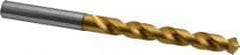 OSG - 9.4996mm 120° Vanadium High Speed Steel Jobber Drill - TiN Finish, Right Hand Cut, Spiral Flute, Straight Shank, 131mm OAL, Standard Point - Americas Industrial Supply