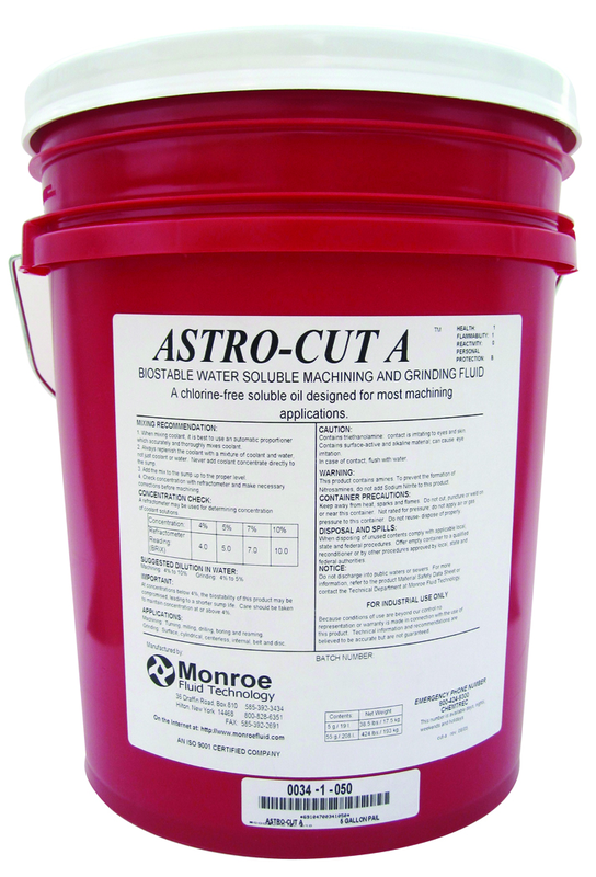 Astro-Cut A Biostable Soluble Oil Metalworking Fluid-5 Gallon Pail - Americas Industrial Supply