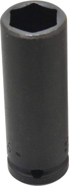 Proto - 3/4" Drive 15/16" Deep Thin Wall Impact Socket - 6 Points, 4" OAL - Americas Industrial Supply