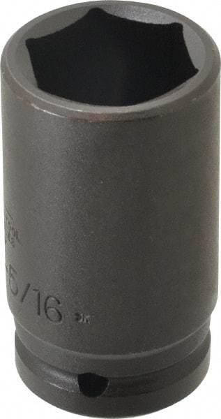 Proto - 3/4" Drive 1-5/16" Deep Thin Wall Impact Socket - 6 Points, 3-1/4" OAL - Americas Industrial Supply