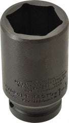Proto - 3/4" Drive 1-1/2" Deep Thin Wall Impact Socket - 6 Points, 3-1/2" OAL - Americas Industrial Supply