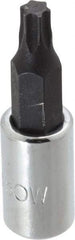 Proto - 1/4" Drive, T30 Torx Bit Socket - 1-3/4" OAL - Americas Industrial Supply