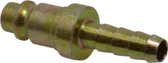 Coilhose Pneumatics - Hose Barb Acme Pneumatic Hose Connector - Steel, 1/4" Body Diam, 1/4" Hose ID - Americas Industrial Supply