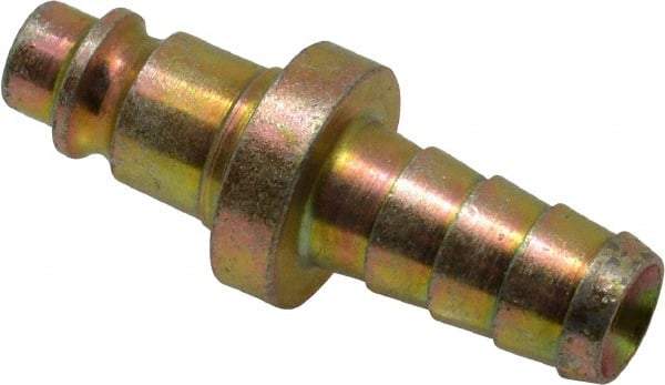 Coilhose Pneumatics - Hose Barb Acme Pneumatic Hose Connector - Steel, 1/4" Body Diam, 3/8" Hose ID - Americas Industrial Supply