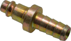 Coilhose Pneumatics - Hose Barb Acme Pneumatic Hose Connector - Steel, 1/4" Body Diam, 3/8" Hose ID - Americas Industrial Supply
