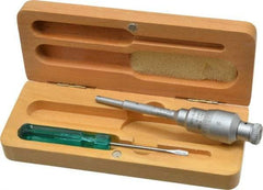 SPI - 0.175 to 0.225", 0.78" Gage Depth, Mechanical Inside Hole Micrometer - 0.0001" Graduation, 0.0002" Accuracy, Ratchet Stop Thimble - Americas Industrial Supply