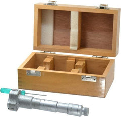 SPI - 2 to 2.4", 3.54" Gage Depth, Mechanical Inside Hole Micrometer - 0.0002" Graduation, 0.00025" Accuracy, Ratchet Stop Thimble - Americas Industrial Supply