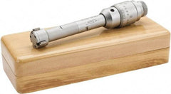 SPI - 0.65 to 0.8", 2.36" Gage Depth, Mechanical Inside Hole Micrometer - 0.0002" Graduation, 0.0002" Accuracy, Ratchet Stop Thimble - Americas Industrial Supply