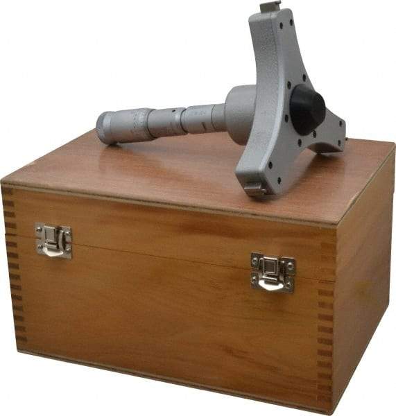 SPI - 7 to 8", 5.51" Gage Depth, Mechanical Inside Hole Micrometer - 0.0002" Graduation, 0.0008" Accuracy, Ratchet Stop Thimble - Americas Industrial Supply